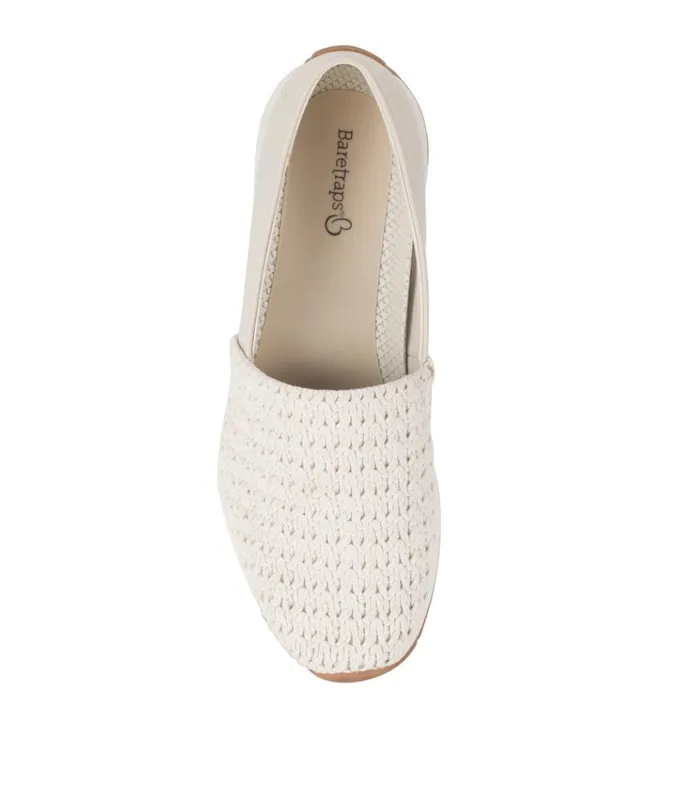 Women Gennie Slip On Natural Crochet Baretraps Flats and Loafers
