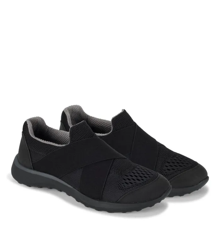 Women Gerri Casual SlipOn Sneaker Black Baretraps Flats and Loafers
