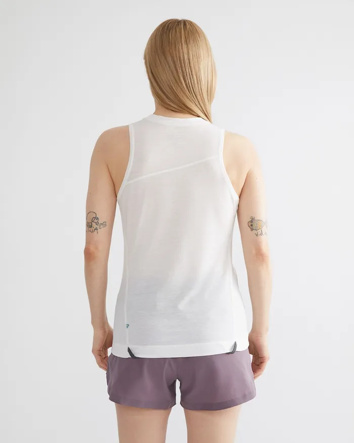 Women Groa Technical Tank Top Snow Klttermusen TShirts