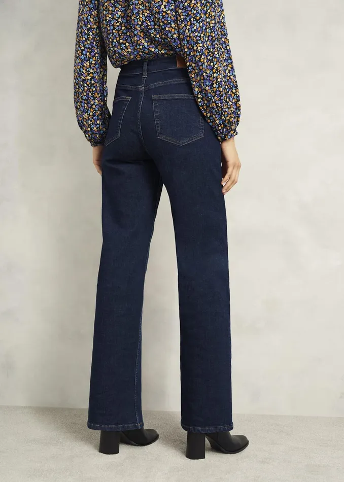 Women Hadden Wide Jeans Indigo Hobbs Trousers