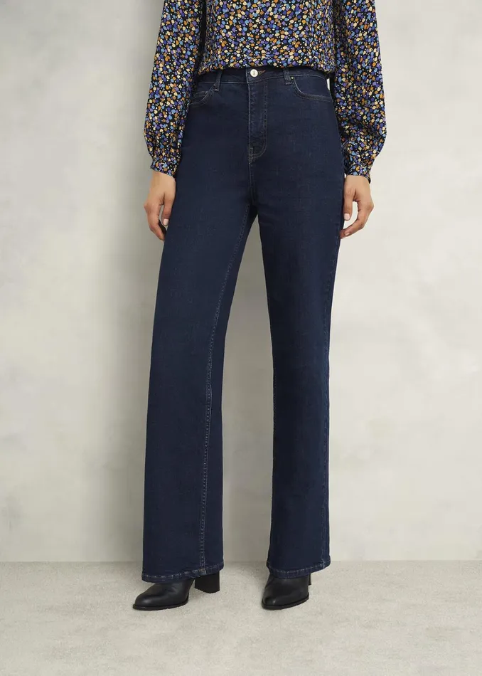 Women Hadden Wide Jeans Indigo Hobbs Trousers