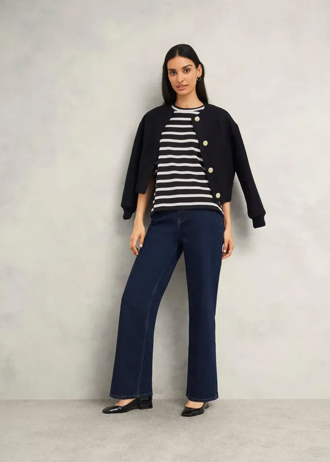 Women Hadden Wide Jeans Indigo Hobbs Trousers