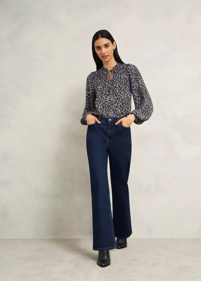 Women Hadden Wide Jeans Indigo Hobbs Trousers