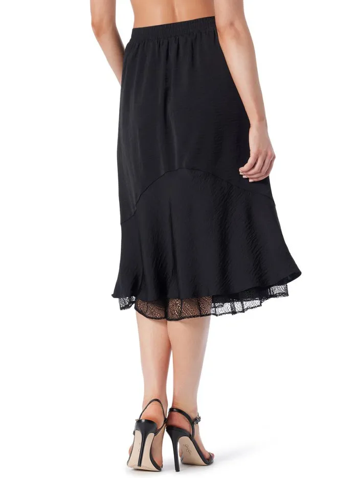 Women Haven Lace Hem Skirt In Anthracite Jessica Simpson Bottoms
