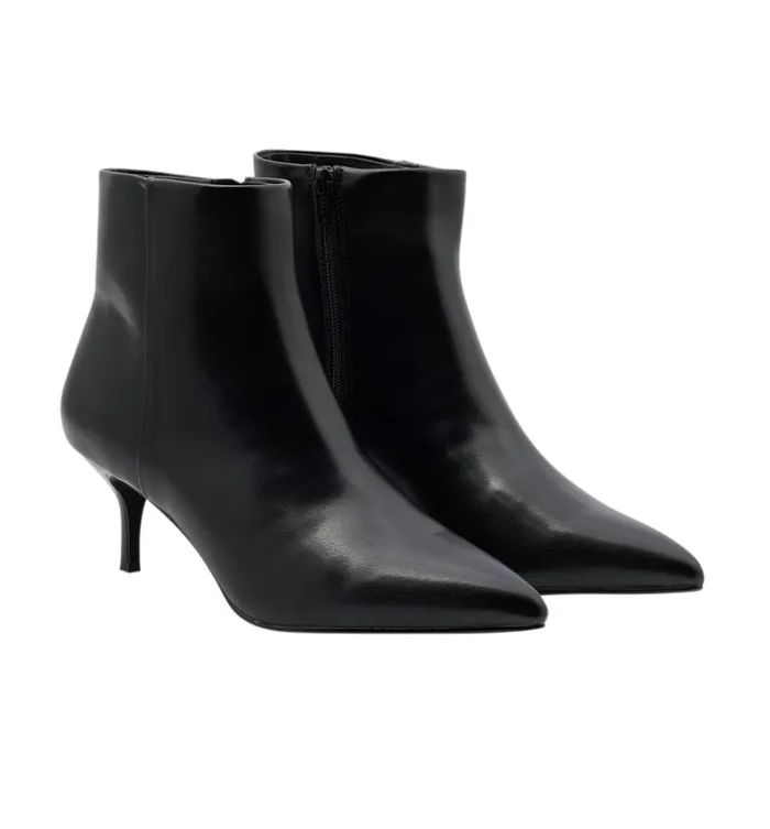 Women Heeled Boots 8211 Black Promod Shoes Women Heeled Boots 8211 Black Promod Shoes