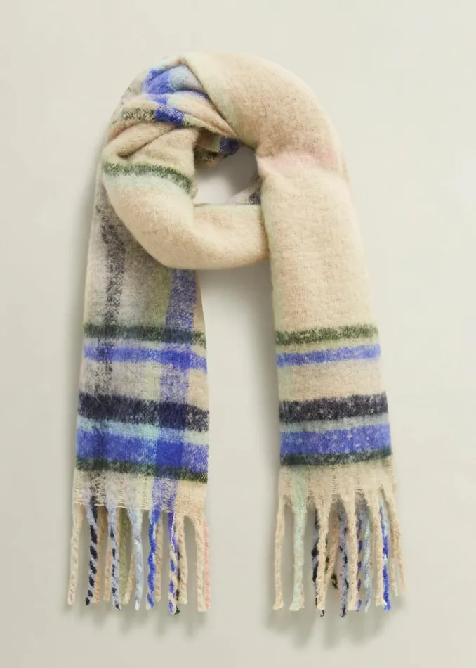 Women Helen Scarf Beige Multi Hobbs Scarves