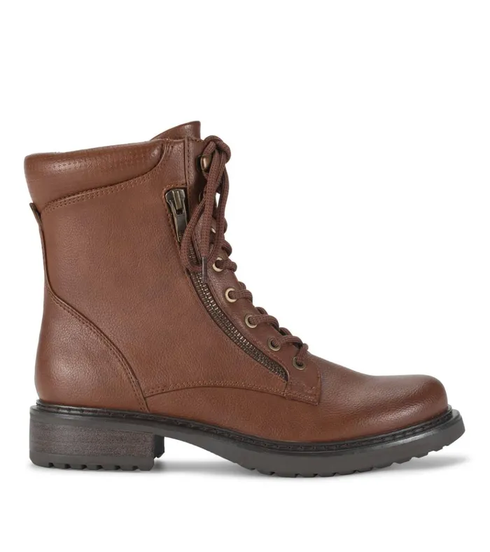 Women Holden Lace Up Bootie Brush Brown Baretraps Booties