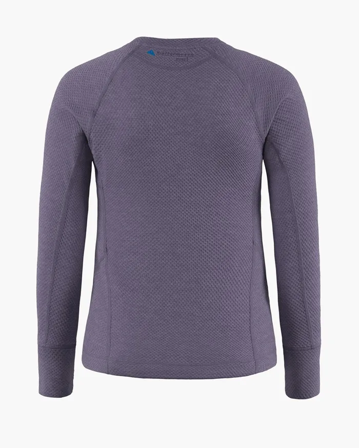 Women Huge Norna Mid Layer Purple Stoneraven Klttermusen Fleeces and Sweaters