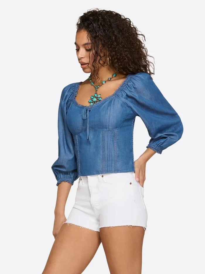 Women Illona Bustier Top In Premium Jessica Simpson Tops and Tees