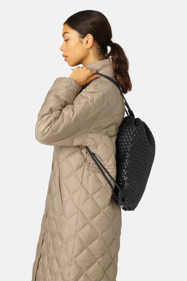 Women Ilse Jacobsen Backpacks String Backpack 8211 Black Gun Metal Women Ilse Jacobsen Backpacks String Backpack 8211 Black Gun Metal