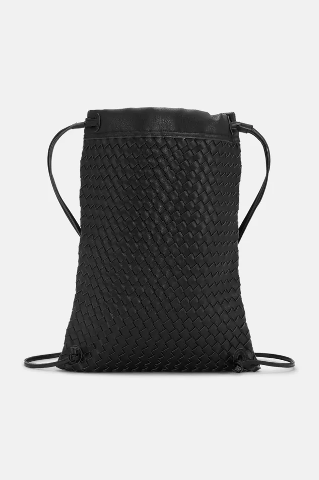 Women Ilse Jacobsen Backpacks String Backpack 8211 Black Gun Metal Women Ilse Jacobsen Backpacks String Backpack 8211 Black Gun Metal
