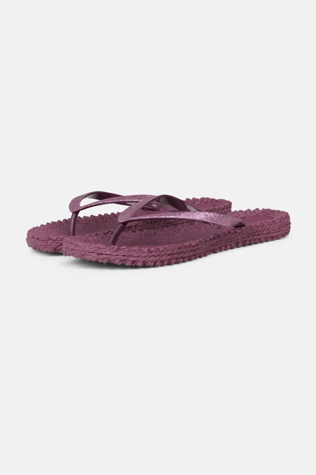 Women Ilse Jacobsen Flip Flops Flip Flop With Glitter 8211 Rubino