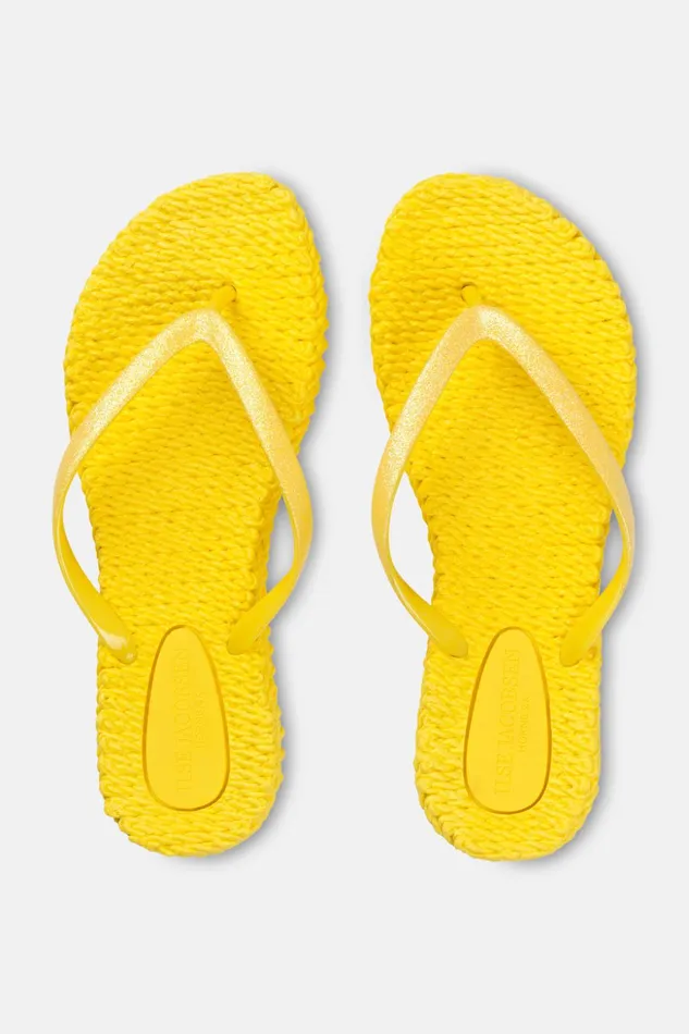 Women Ilse Jacobsen Flip Flops Flip Flop With Glitter 8211 Yellow Women Ilse Jacobsen Flip Flops Flip Flop With Glitter 8211 Yellow