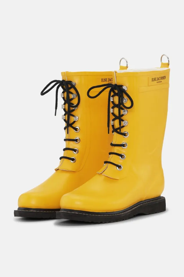 Women Ilse Jacobsen Rainboots Medium 34 Rubber Boots 8211 Cyber Yellow