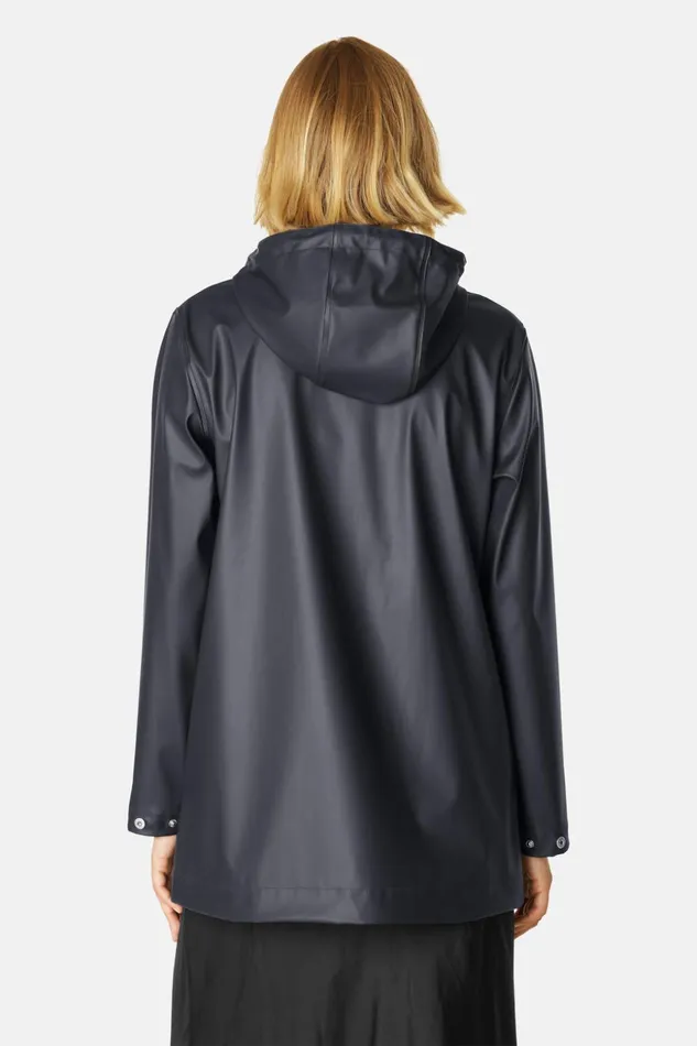 Women Ilse Jacobsen Raincoats Rain Jacket 8211 Dark Indigo