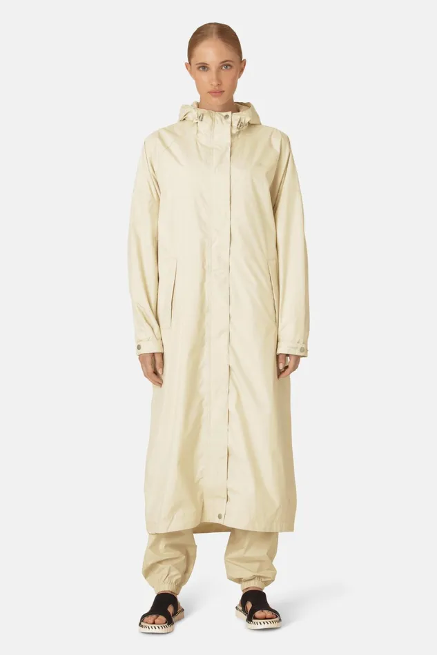 Women Ilse Jacobsen Raincoats Raincoat 8211 Bleached Sand
