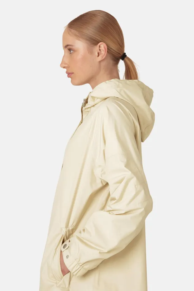 Women Ilse Jacobsen Raincoats Raincoat 8211 Bleached Sand Women Ilse Jacobsen Raincoats Raincoat 8211 Bleached Sand