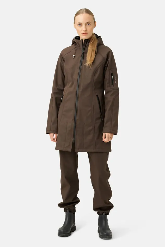 Women Ilse Jacobsen Raincoats Raincoat 8211 Chocolate Brown