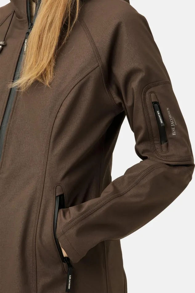 Women Ilse Jacobsen Raincoats Raincoat 8211 Chocolate Brown