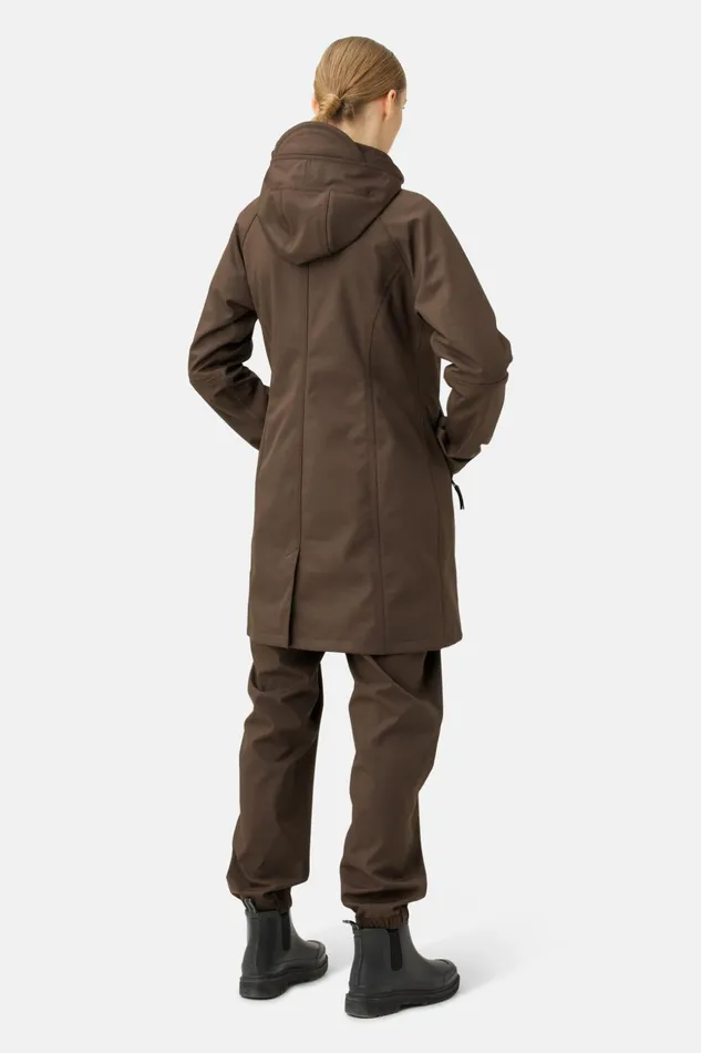 Women Ilse Jacobsen Raincoats Raincoat 8211 Chocolate Brown