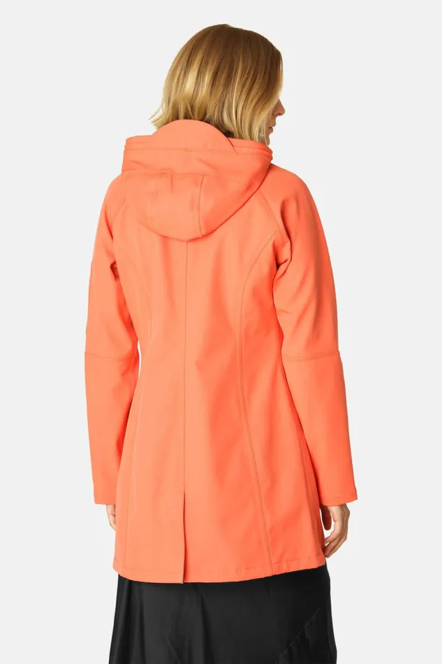 Women Ilse Jacobsen Raincoats Raincoat 8211 Hot Orange