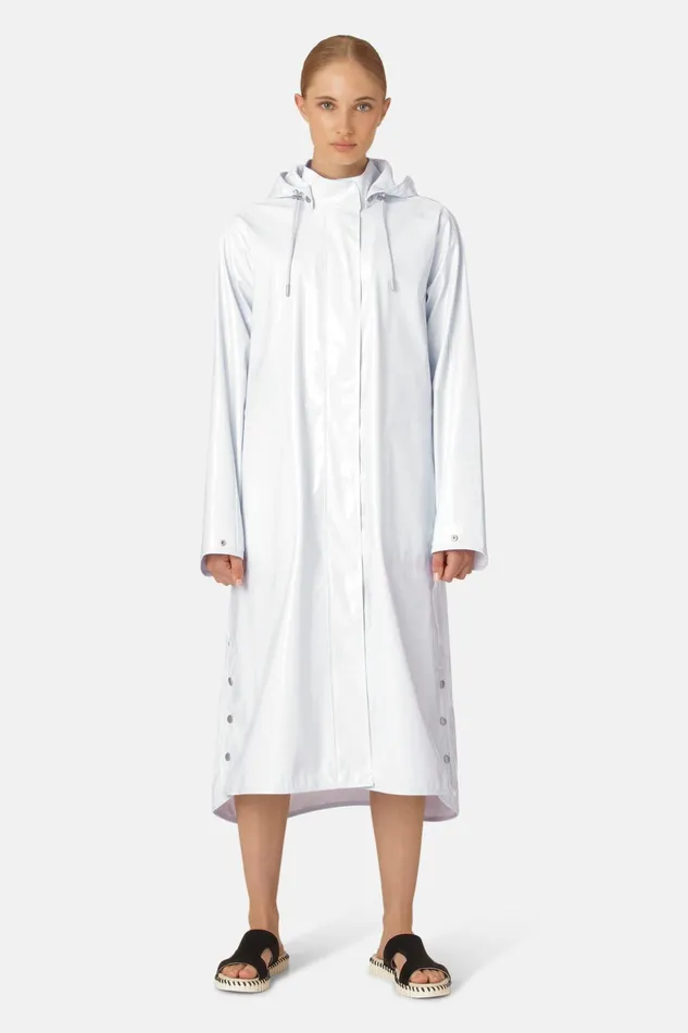 Women Ilse Jacobsen Raincoats Raincoat 8211 Illusion Blue