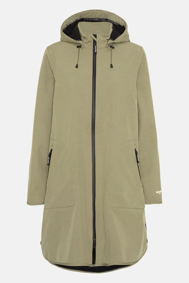 Women Ilse Jacobsen Raincoats Raincoat 8211 Sage