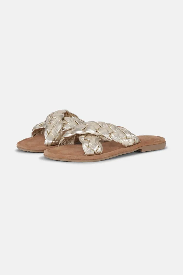 Women Ilse Jacobsen Sandals Leather Sandal 8211 Silver