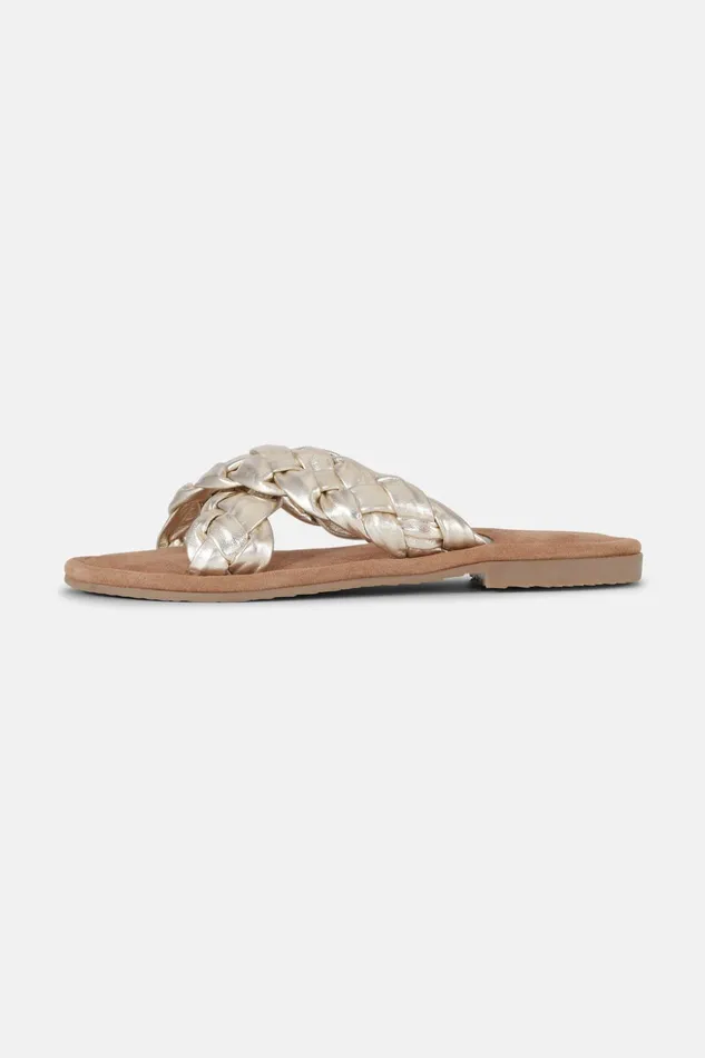 Women Ilse Jacobsen Sandals Leather Sandal 8211 Silver