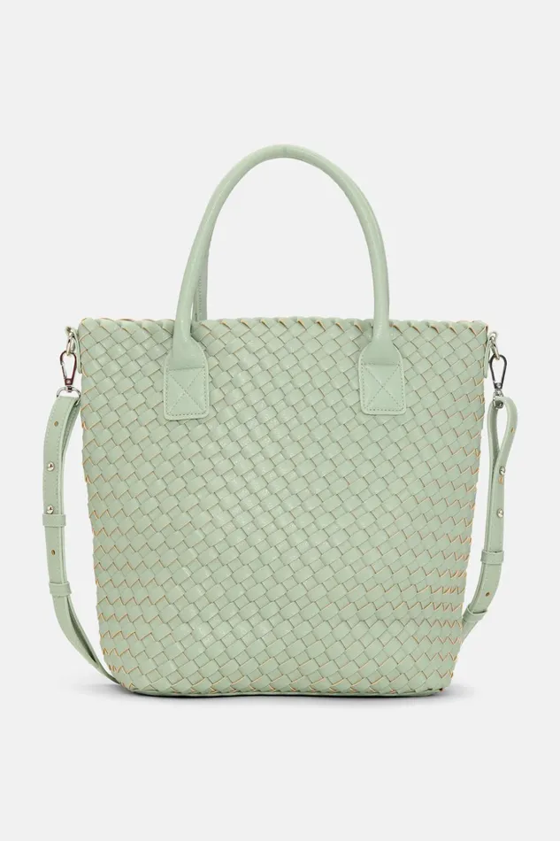Women Ilse Jacobsen Tote Bags Crossbody Tote Bag 8211 Bleached Silver