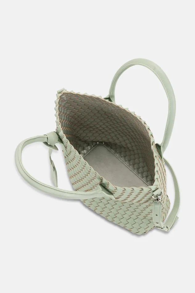 Women Ilse Jacobsen Tote Bags Crossbody Tote Bag 8211 Bleached Silver