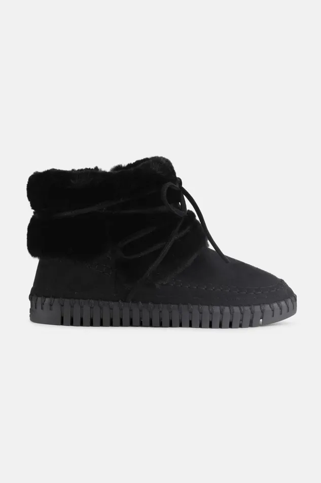Women Ilse Jacobsen Tulip Flats Ankle Boots 8211 Black Women Ilse Jacobsen Tulip Flats Ankle Boots 8211 Black