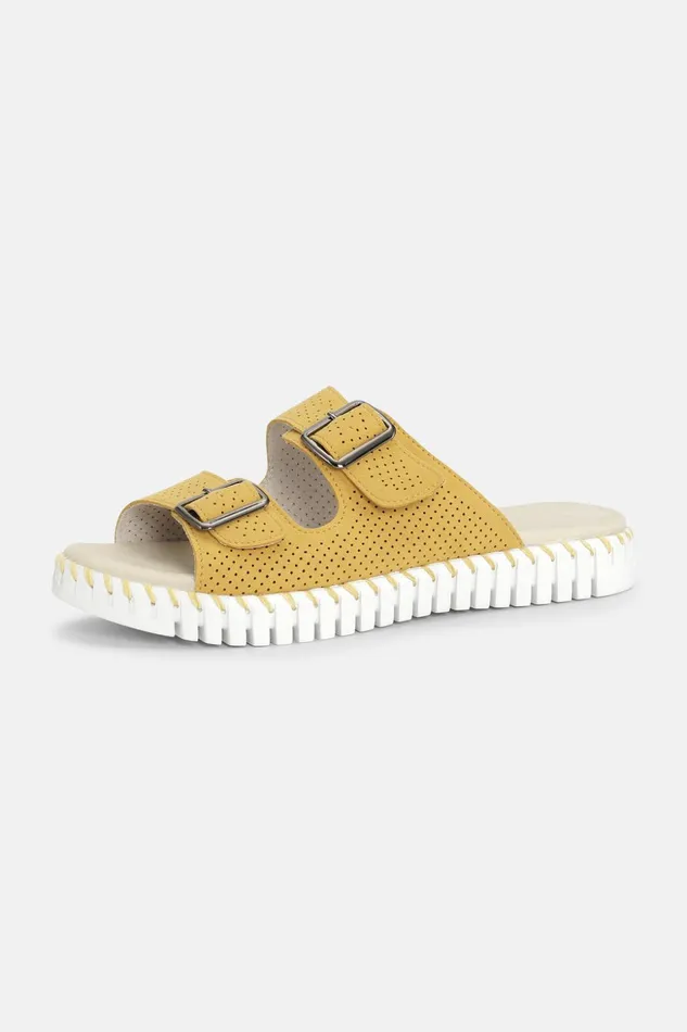 Women Ilse Jacobsen Tulip Flats Sandals 8211 Golden Rod Women Ilse Jacobsen Tulip Flats Sandals 8211 Golden Rod