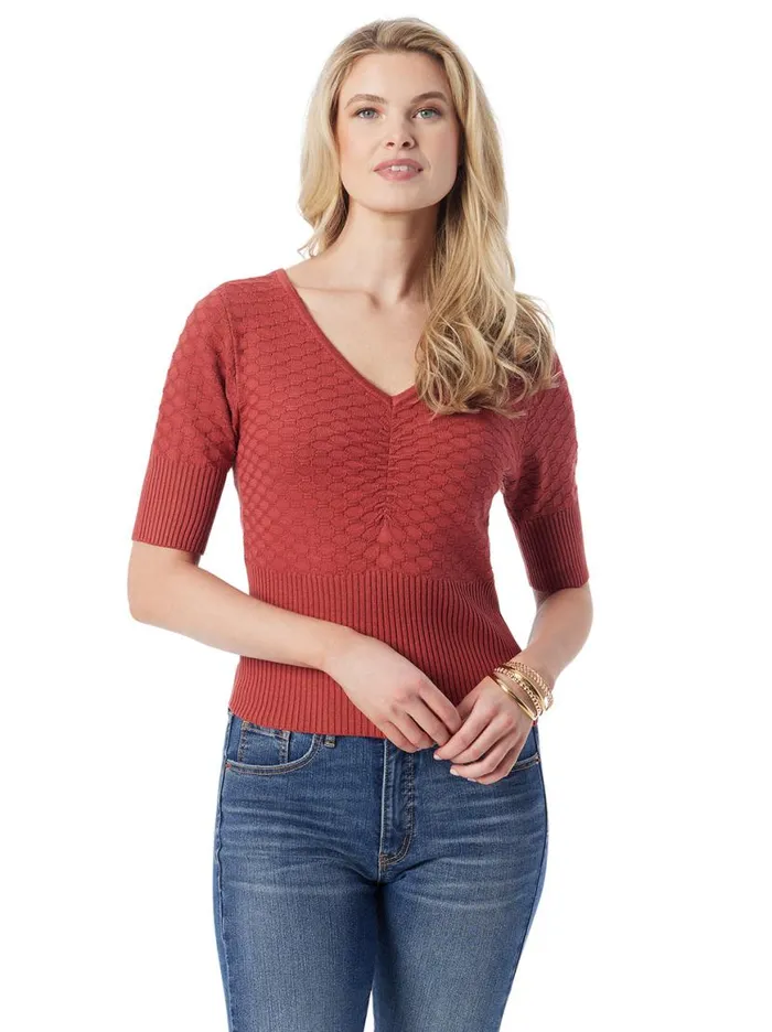 Women Imani Top In Chili Oil Jessica Simpson Tops and Tees