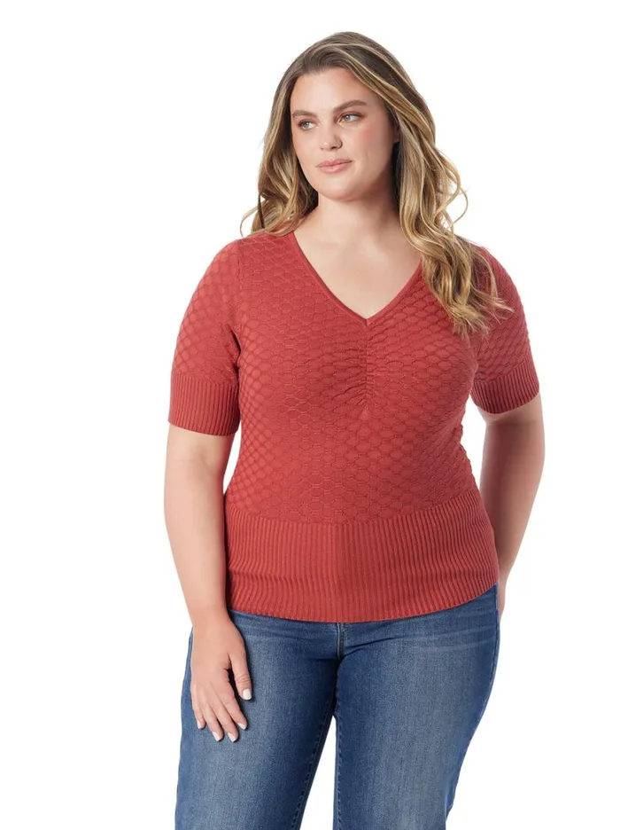 Women Imani Top In Chili Oil Jessica Simpson Tops and Tees