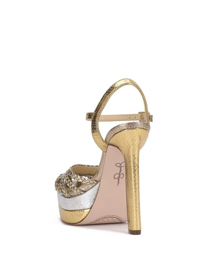 Women Inaia Braided Platform Sandal In Gold Jessica Simpson Platforms