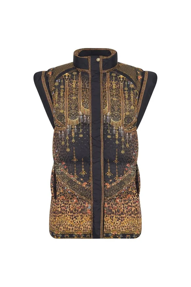 Women Jackets Camilla Oversized Puffer Gilet Abingdon Palace