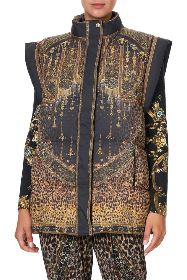 Women Jackets Camilla Oversized Puffer Gilet Abingdon Palace