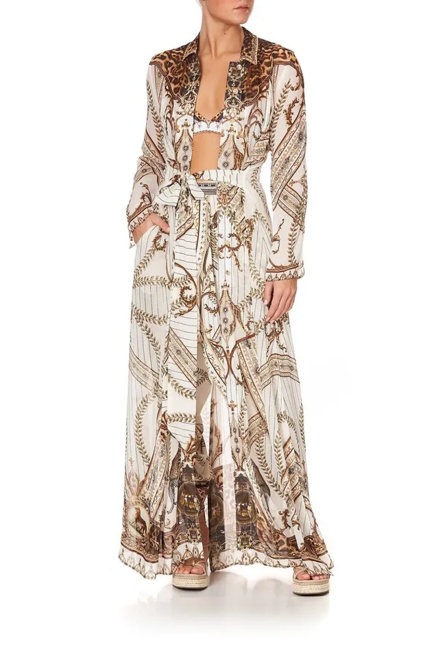 Women Jackets Camilla Printed Trench Mind Your Manor