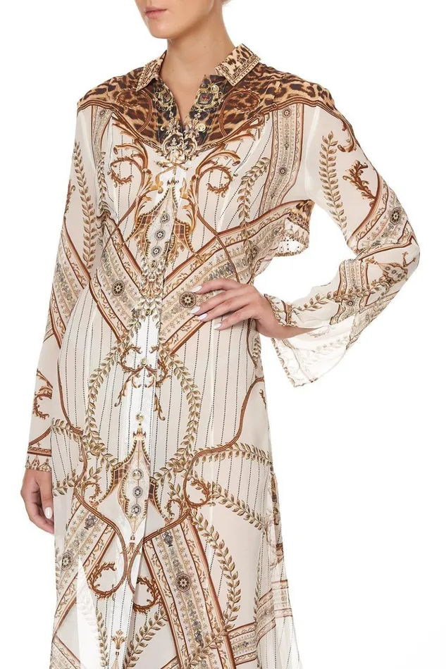 Women Jackets Camilla Printed Trench Mind Your Manor