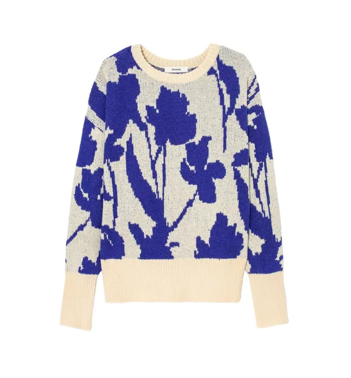 Women Jacquard Jumper 8211 Violet Print Promod Jumpers And Cardigans Women Jacquard Jumper 8211 Violet Print Promod Jumpers And Cardigans