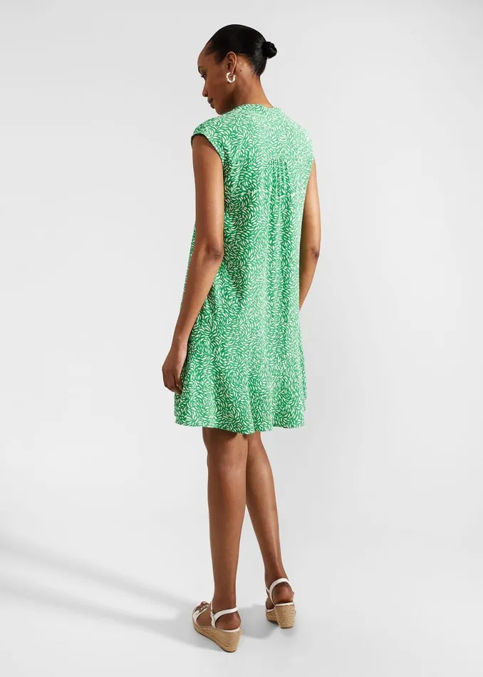 Women Janey Dress Green Cream Hobbs Dresses and Jumpsuits