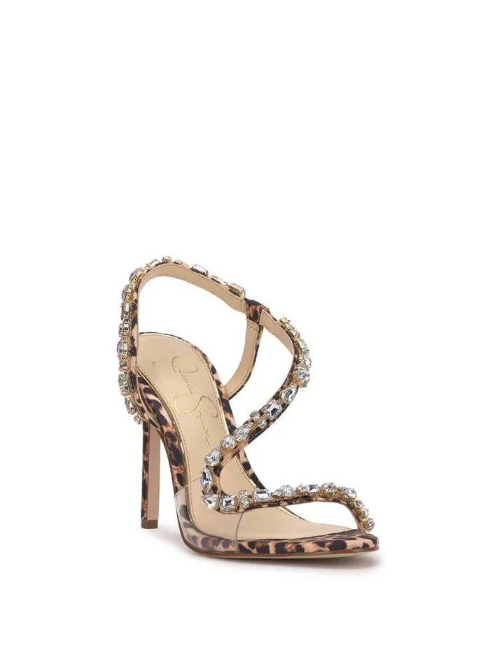 Women Jaycin High Heel In Leopard Jessica Simpson Sandals