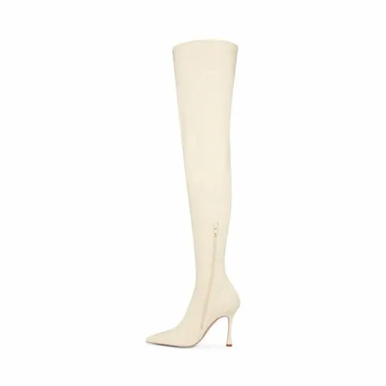 Women JAZLYN WHITEDENIM Whitedenim Steve Madden Boots and Booties Women JAZLYN WHITEDENIM Whitedenim Steve Madden Boots and Booties