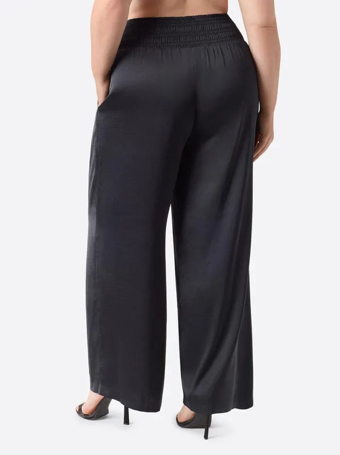 Women Jeanette Wide Leg Pants In Black Jessica Simpson Bottoms