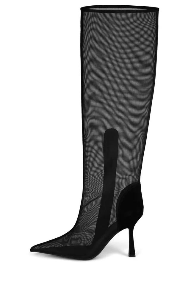Women Jeffrey Campbell Knee High Peepshow