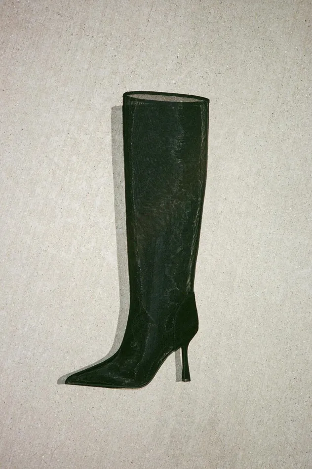 Women Jeffrey Campbell Knee High Peepshow