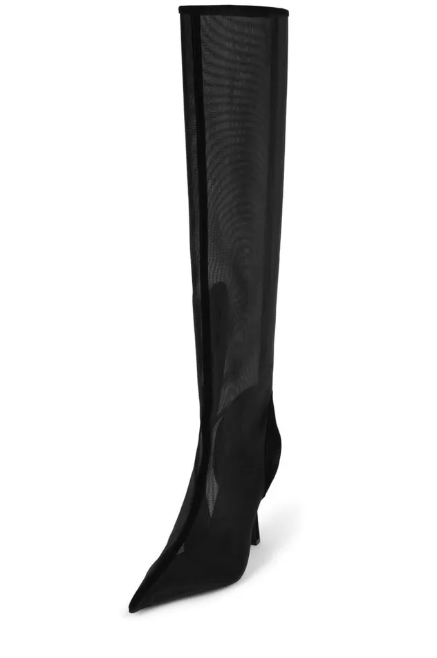 Women Jeffrey Campbell Knee High Peepshow
