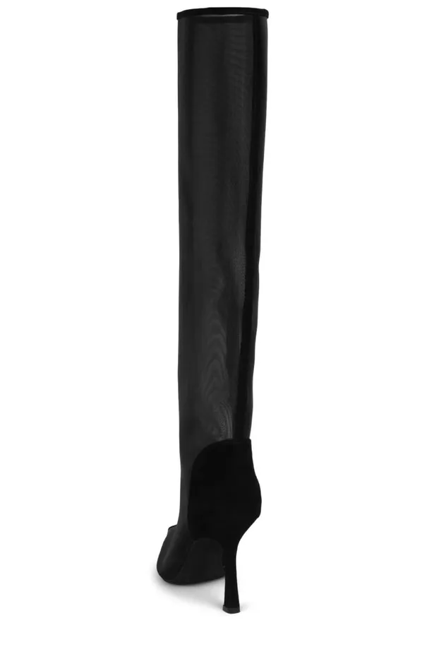 Women Jeffrey Campbell Knee High Peepshow