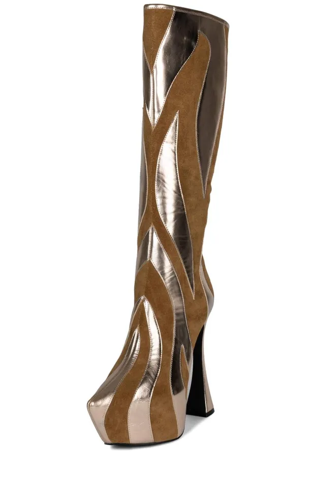 Women Jeffrey Campbell Knee High Untamed